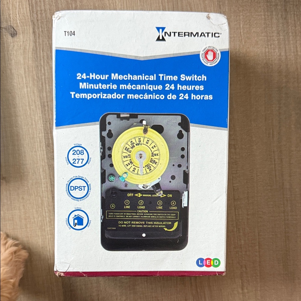 Intermatic 24-Hour Mechanical Time Switch